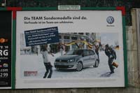 VW Team Sondermodelle Plakat in Hamburg Winterhude